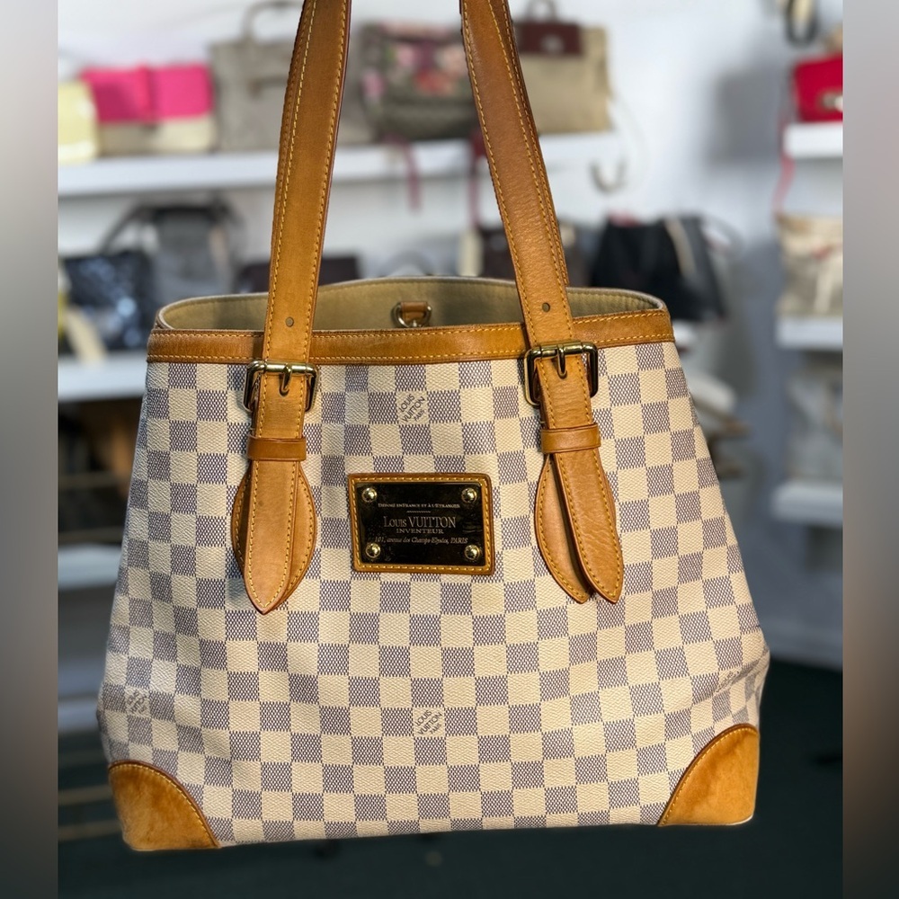 Lv Damier Azur Tote